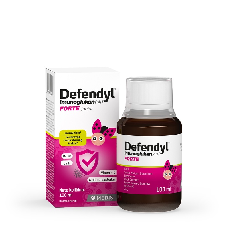 Defendyl-Imunoglukan P4H® FORTE junior Srbija