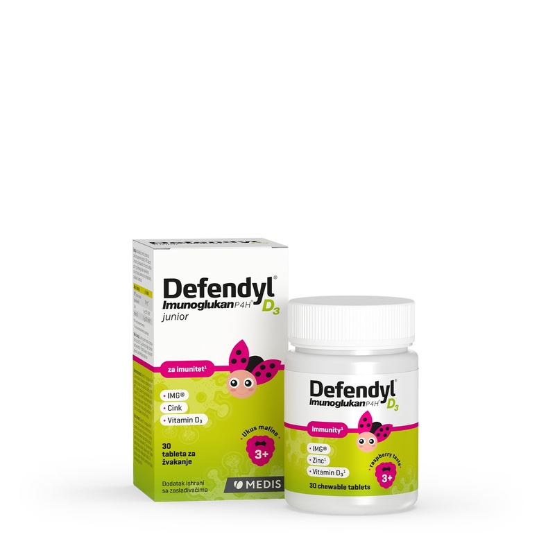Defendyl-Imunoglukan P4HD₃ junior,Srbija